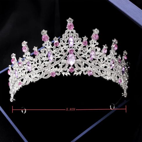 Tiaras and Crowns for Women Crystal Princess Tiaras Rhinestone Queen Crowns For Wedding Bridal Birthday Prom Pageant Party (Tiara 100) in Saudi Arabia