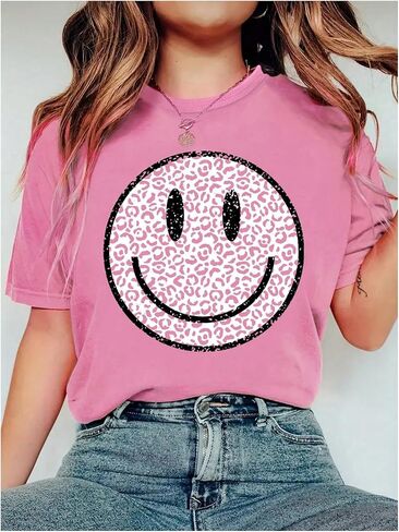 SweatyRocks Girl's Graphic T Shirt Short Sleeve Crew Neck Summer Casual Tee Tops in Kuwait