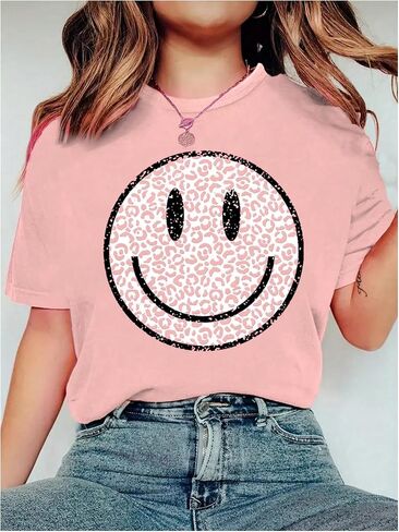 SweatyRocks Girl's Graphic T Shirt Short Sleeve Crew Neck Summer Casual Tee Tops in Kuwait