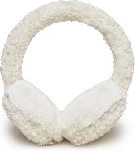 Funky Junque Winter Ear Muffs for Kids Girl Boy Fuzzy Cozy Warm Earmuffs Adjustable Cold Weather Ear Warmer Ages 4-12 in Kuwait
