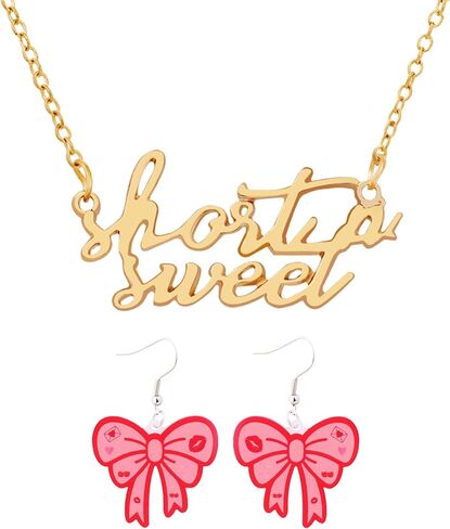 𝐒𝐡𝐨𝐫𝐭 𝐧' 𝐒𝐰𝐞𝐞𝐭 Inspired Necklace Jewelry Merch Accessories for Women Fans Costume Outfit Dress Decor in Saudi Arabia