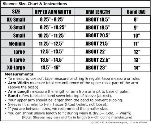 Derivative Arm Sleeves for Fashion & Sports | Soft Stretch Cotton Knit Arm Warmers for Men Women & Kids in Saudi Arabia
