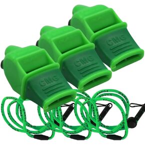 Fox 40 Sonik Blast CMG w/Breakaway Lanyard 3 Pack (Black)