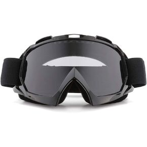 SPOSUNE Motorcycle Goggles, ATV Dirt Bike Off Road MX UV400 Motocross Goggle with Soft Thick Foam Anti-Scratch Dustproof