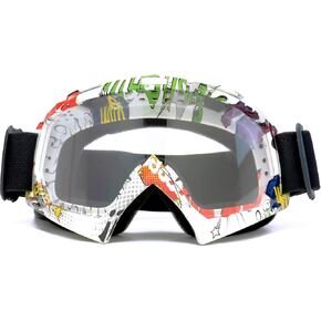 SPOSUNE Motorcycle Goggles, ATV Dirt Bike Off Road MX UV400 Motocross Goggle with Soft Thick Foam Anti-Scratch Dustproof in Kuwait