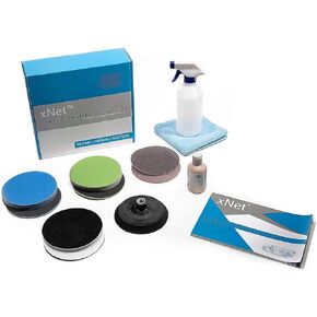 Glass Polish 25022 PRO Glass Scratch Removal Kit for Professional Glass Scratch Repairs - Ø 5 inch with 5/8-11 Thread