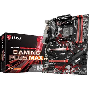 MSI Performance Gaming AMD Ryzen 2ND and 3rd Gen AM4 M.2 USB 3 DDR4 DVI HDMI Crossfire ATX Motherboard (B450 GAMING PLUS Max)