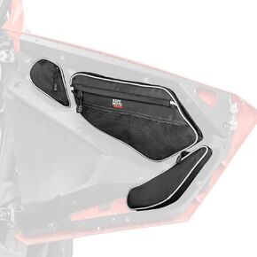KEMIMOTO PRO XP Front Door Bags With Knee Pads Storage Tool Bags Compatible with Polaris RZR PRO XP/4, PRO R/4, Turbo R/4 2020-2024 UTV Cab Pack Storage Bags with Multiple Pockets