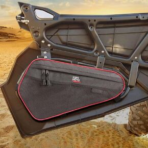 KEMIMOTO UTV Lower Door Bags Upgraded 1680D XP 1000 Storage Accessories Bags with 4 Storage Net Pockets Compatible with RZR 900 S 1000 S XP 1000 4 XP Turbo 4 Turbo S 4 2014-2023 Door Tool Bags 2PCS
