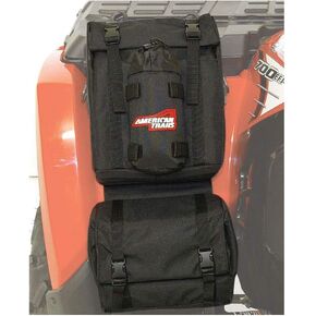 American Trails - ATV Fender Bag Black Front Rear Tank Rack Accessories Cargo Storage Pack Waterproof Cooler UTV Roll Cage Bar