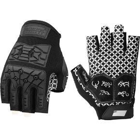 Seibertron Lineman 2.0 Padded Palm Football Receiver Gloves, Flexible TPR Impact Protection Back of Hand Glove Adult and Youth Sizes