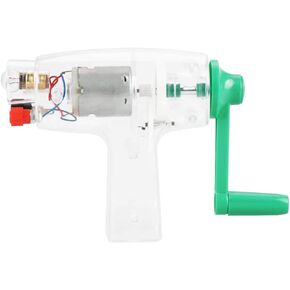 Hand Crank Generator,6.3V, 0.3A Hand Crank Driven Electricity Generator Mechanical Emergency Power Supply for Classroom Physics Teaching Demonstrations