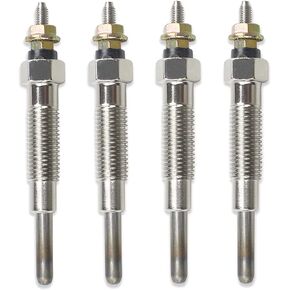 RAPIHIDAN 32A66-03102 Glow Plug 4PCS for Mitsubishi Engine S4S Forklift Excavators Skid Replace# 32A66-03101 32A66-03100