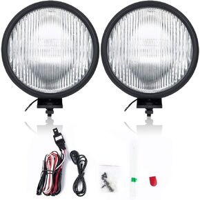 RP Remarkable Power, FL7091 Fit for 1997-2006 Wrangler tj off-road Pair Front Fog Lights Lens Bumper Lamps