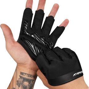 ATERCEL Gym Workout Gloves for Men Women, Weight Lifting Gloves with Full Palm Protection & Extra Grip, Breathable Exercise Gloves for Fitness Training Crossfit Sports Essentials
