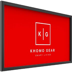 KHOMO GEAR Fixed Frame Projector Screen - Matte 100 inch - Hang on Wall - 4K - 8K Ultra HD, HDTV, HDR & Active 3D, Ultra Short Throw - 16:9 Format