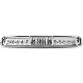 DNA MOTORING 3BL-GMC99-LED-CH Chrome Housing LED Third Tail Brake Light [Compatible with 1999-2007 Silverado 1500-3500& Classic / 1999-2007 Sierra 1500-3500 & Classic]