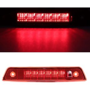 AEagle LED 3rd Third Brake Lights Light for 2005-2010 Jeep Grand Cherokee (Red) High Mount Stop Center Light