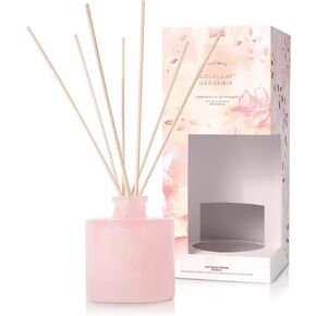 Thymes Aqua Coralline Petite Reed Diffuser – Home Fragrance Diffuser Set includes Reed Diffuser Sticks, Fragrance Oil, and Glass Bottle Oil Diffuser (4 Fl Oz)