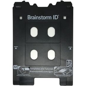 Brainstorm ID Inkjet PVC Card Tray for Canon PIXMA TS80XX, TS81XX, TS90XX, TS91XX Series Printers (Canon M Tray Printers)