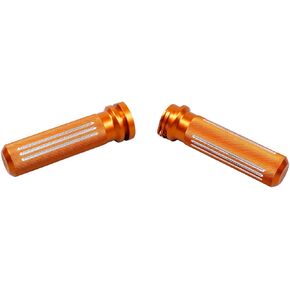 POWERJAMES Red Orange Gold Colorful Aluminum Hand Grips for Harley Davidson Throttle by Cable Motors