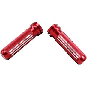 POWERJAMES Aluminum Black Red Orange Hand Grip for Harley Davidson Models with TBW (Throttle by Wire)