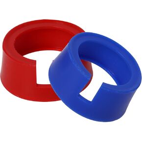 49190 التمهيد لسترة صفراء أحذية قياس HVAC 3-1/8 "قياس 1 زوج أحمر أزرق التيار المتناوب مقاييس الغطاء الواقي in Kuwait