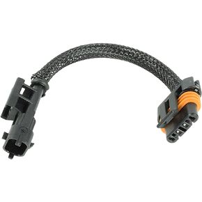 ICT Billet Wire Adapter 6" LS Alternator 2-pin Hi-amp to 4-flat LS1 LM7 LQ4 4.8 5.3 LR4 LS6 L59 LQ9 LM4 L33 LS2 LH6 L92 L76 LY2 LY5 LY6 LC9 LFA LH8 LMG LS3 L98 L9H L20 L94 LZ1 L99 L96 LC8 WAALT40-6