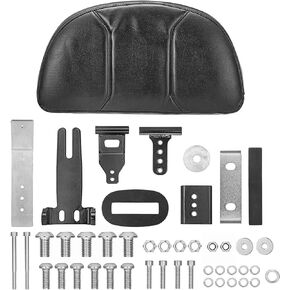 WSays Adjustable Driver Backrest Mount Kit w/Storage Pouch Compatible with Can Am Spyder F3/F3-S/F3-T 2015-2023