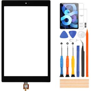 Touch Digitizer for Amazon Kindle Fire HD 10 9th 2019 M2V3R5, Fire HD10 Touch Screen Replacement for Amazon Kindle Fire HD 10 9th Touchscreen Front Glass Panel with Repair Kit (not LCD Display)