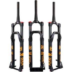 ZTZ MTB Forks Mountain Bike Suspension Fork 27.5 29 Inch Thru Axle 15mm MTB Air Suspension Fork, Travel 140mm Rebound Adjust 28.6mm Tapered Tube Manual Lockout