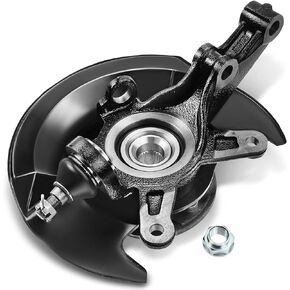مجموعة مفصل التوجيه الأمامي الممتاز ومجموعة محور تحمل العجلة متوافقة مع Honda Civic 2003-2005، 1.7 لتر، جانب الركاب الأيمن، استبدال # 51210S5AJ30، 45255S01A00، 44600S5DA00