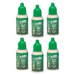Squirt E-Bike Chain Wax with High-Pressure Additives for E-Bikes 120 ml - Ebike Chain Lubricant for Wet & Dry Conditions - E Bike Chain Lube Reduces Noise & Friction - Ebike Accessories