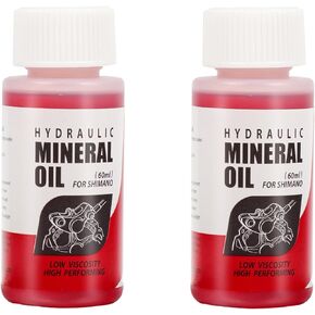 High Performance Bike Brake Mineral Oil - 120ml/4oz - Ideal for Shimano and Tektro Hydraulic Brake Systems, Brake Fluid for MTB/Road Bicycle Hydraulic Disc Brakes