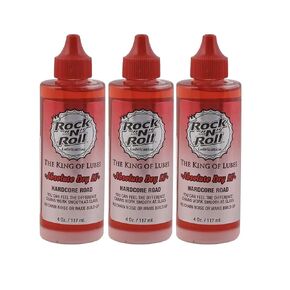 Rock-N-Roll Absolute Dry LV Bicycle Chain Lube Made for Road Bikes - 4oz - (Pack of 3)