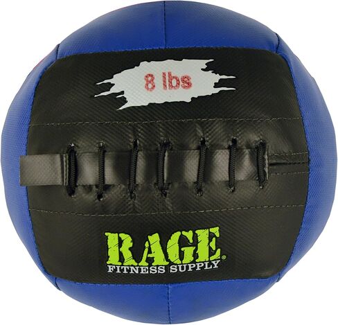 كرات طبية ناعمة من RAGE Fitness مقاس 10 بوصات، كرة حائط، تدريب كروس فيت، مصنوعة يدويًا بدرزات معززة، صُنعت في الولايات المتحدة الأمريكية in Kuwait