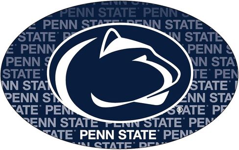 منتج جامعي فردي مرخص رسميًا من Penn State Nittany Lions Verbiage Oval Magnet in Kuwait