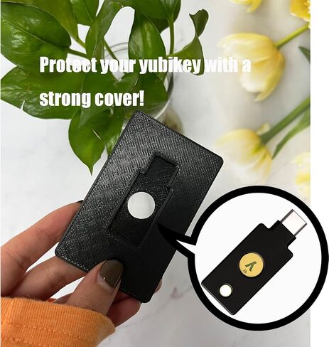 JILINWEI Credit Card Sized Case for YubiKey 5NFC /5C NFC, Black Card Holder for Protect your Yubikey 5/5C NFC in Saudi Arabia