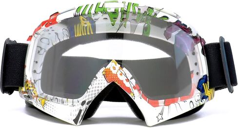 نظارات سبوزون للدراجات النارية، نظارات ATV للدراجة الترابية للطرق الوعرة MX UV400 موتوكروس مع رغوة سميكة ناعمة مضادة للخدش والغبار in Kuwait