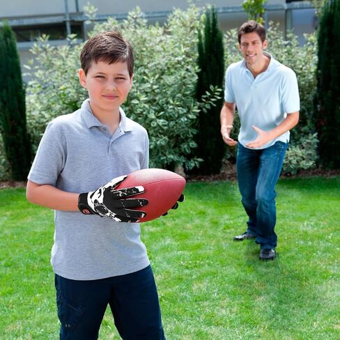 Youth Football Gloves for Kids Excellent Grip Football Receiver Gloves in Saudi Arabia