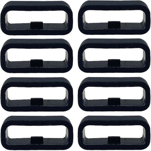 20MM Watch Bands Fastener Rings Replacement for Garmin Forerunner 245 Music/Forerunner 645/ Garmin Venu/Venu Sq/Venu 2 Plus/Garmin Vivoactive 3/ Vivomove Silicone Band Keeper Retainer Holder Loop in Saudi Arabia