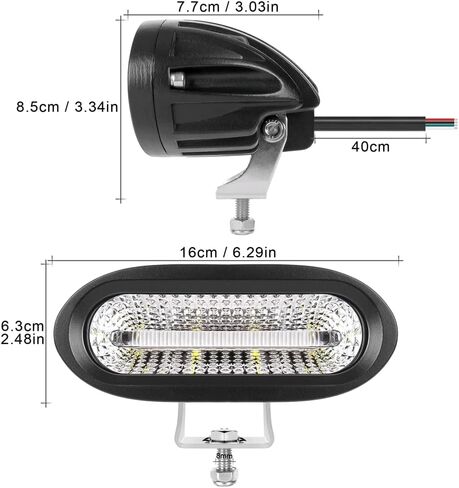 6 بوصة ارتفاع جبل LED ستروب رجوع ضوء عكسي ضوء الفرامل الثالث للطرق الوعرة مركبة SUV خزان 300 رانجلر الشاحنات مصباح مساعد 12 24 فولت in Kuwait