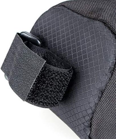 حقيبة سرج الدراجة، حقيبة تحت المقعد، حقيبة لركوب الدراجات، حزمة إسفين خفيفة للغاية، حزام تخزين - أسود in Kuwait