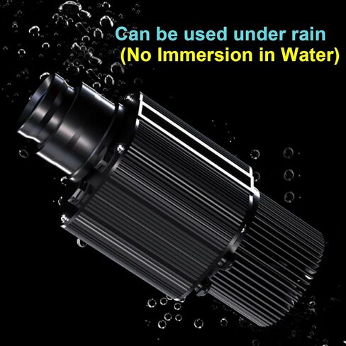 GOBO Projector LED Logo GOBO Projector Image Rotation IP65 Waterproof with Manual Zoom DJ Effect Light Custom Gobos for Company Restaurant Store Wedding Advertising Outdoor Use in Saudi Arabia