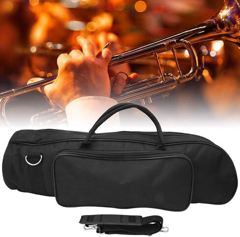 Waterproof Trumpet Gig Bag Oxford Cloth Adjustable Single Shoulder Strap Pocket Musical Instrument Accessories in Saudi Arabia