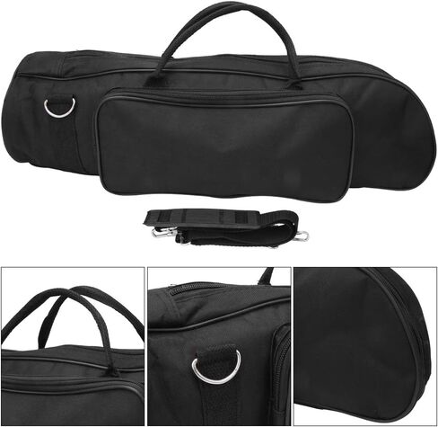 Waterproof Trumpet Gig Bag Oxford Cloth Adjustable Single Shoulder Strap Pocket Musical Instrument Accessories in Saudi Arabia