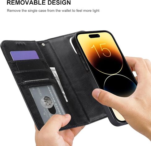 Bocasal for MagSafe Wallet Case Card Holder for iPhone 15 Pro Max Brown in Kuwait