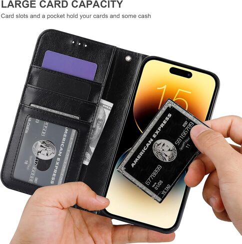 Bocasal for MagSafe Wallet Case Card Holder for iPhone 15 Pro Max Brown in Kuwait