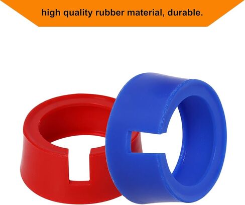 49190 التمهيد لسترة صفراء أحذية قياس HVAC 3-1/8 "قياس 1 زوج أحمر أزرق التيار المتناوب مقاييس الغطاء الواقي in Kuwait