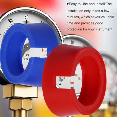 49190 التمهيد لسترة صفراء أحذية قياس HVAC 3-1/8 "قياس 1 زوج أحمر أزرق التيار المتناوب مقاييس الغطاء الواقي in Kuwait